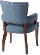 Olliix by Madison Park Blue Dawson Arm Dining Chair-3