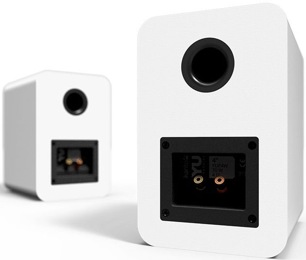 Kanto YU 5.25" Matte White Bookshelf Speakers (Pair)-1