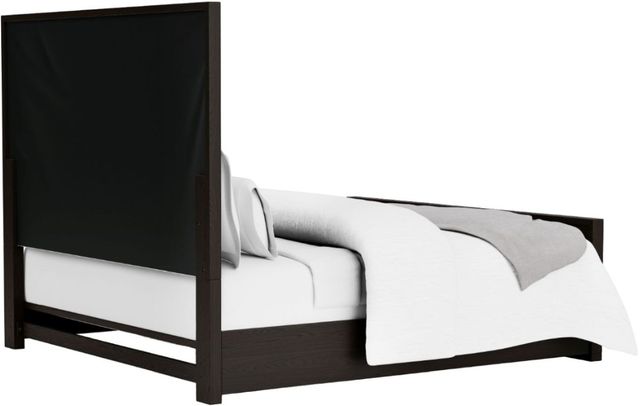 Riverside Furniture Lydia Dark Cabernet/White Queen Upholstered Panel Bed-3