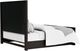 Riverside Furniture Lydia Dark Cabernet/White Queen Upholstered Panel Bed-3