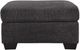 Benchcraft® Loreo Ebony Ottoman-1