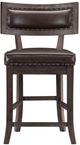 Homelegance® Oxton Dark Cherry Counter Height Chair-2