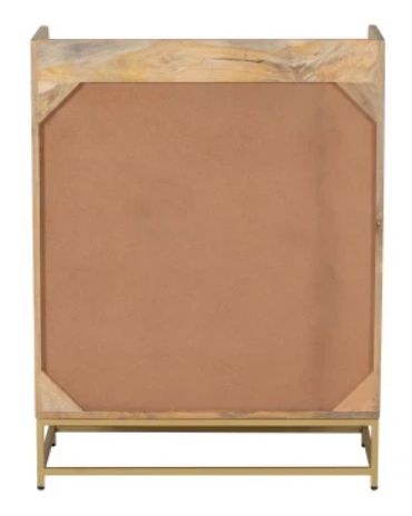 Powell® Raphael Natural Bar Cabinet-3