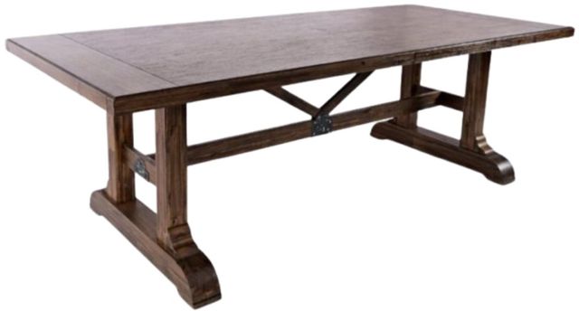 Jofran Inc. Bakersfield 6-Piece Dark Colorway/Neutral Cream Dining Set-2