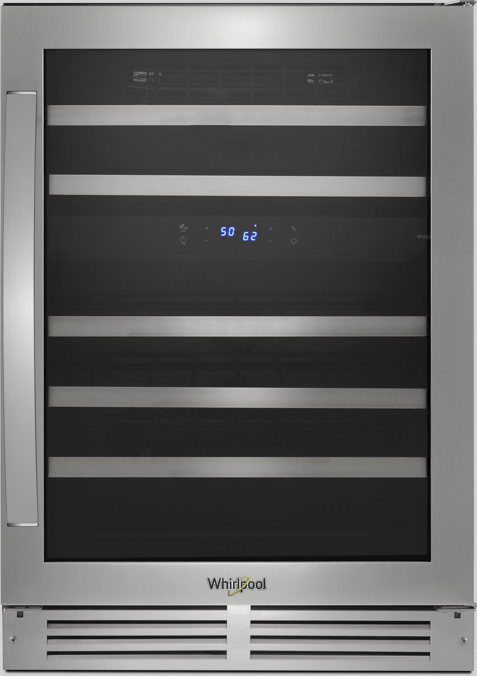 Whirlpool® 24" Stainless Steel Wine Cooler