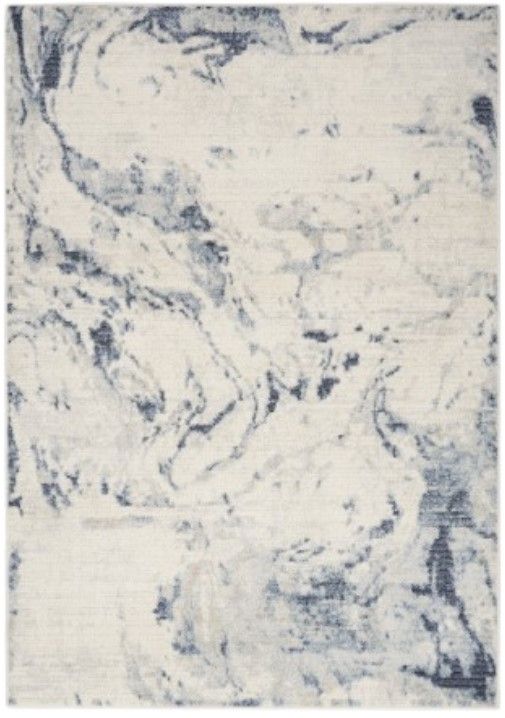 Nourison Home™ Motion Ivory Blue 5'x7' Area Rug-0