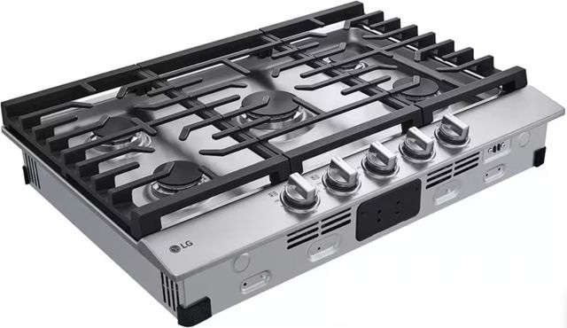 LG 30" Stainless Steel Gas Cooktop with UltraHeat™ Burner-1