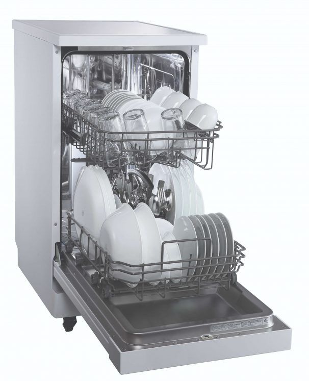Danby® 18" White Portable Dishwasher-6