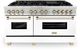 ZLINE Autograph Edition 60" Satin Stainless Steel Pro Style Dual Fuel Range with White Matte Door-0