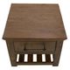 International Furniture Direct Walnut Brown 23" End Table-2