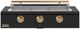 Caliber™ Rockwell Social 3-Burner Ultra Matte Black Built-In Natural Gas Grill with Gold Hardware-0