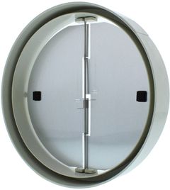 Zephyr 7" Galvanized Round Damper with Collar