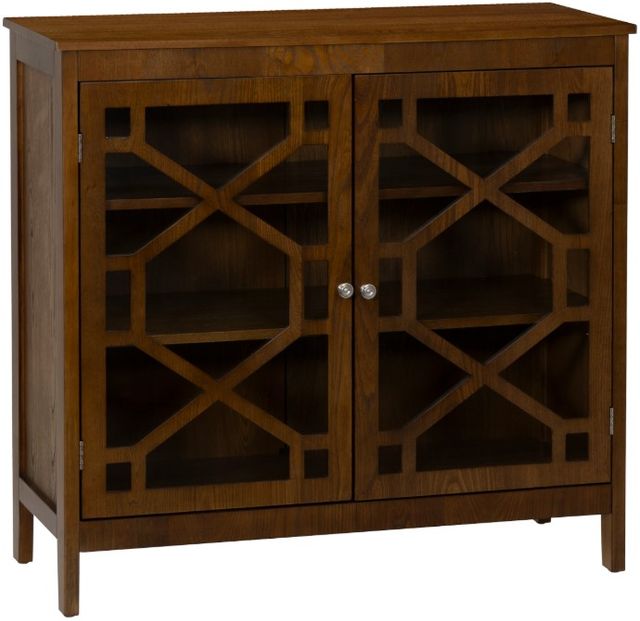 Linon Fetti Brown Cabinet-0