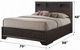 ACME Furniture Madison II Espresso Eastern King Bookcase Bed-2