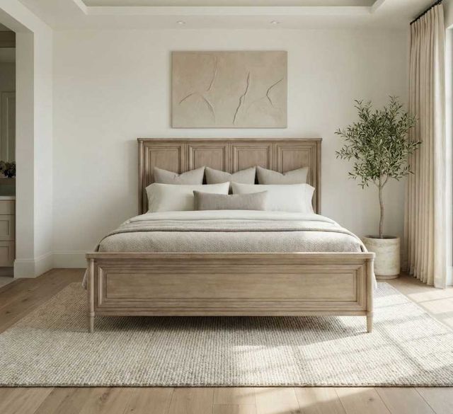 Liberty Furniture Rochelle Park Smokey Taupe King Panel Bed-1