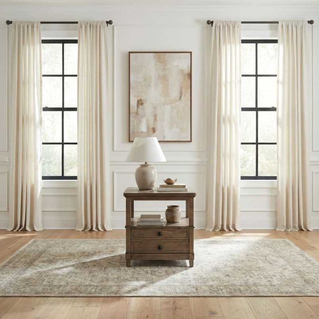 Liberty Furniture Artisan Home Sienna Stone Rectangular End Table-1