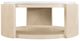 Hooker® Furniture Westwood White Round Cocktail Table with Polished Limestone Base-1