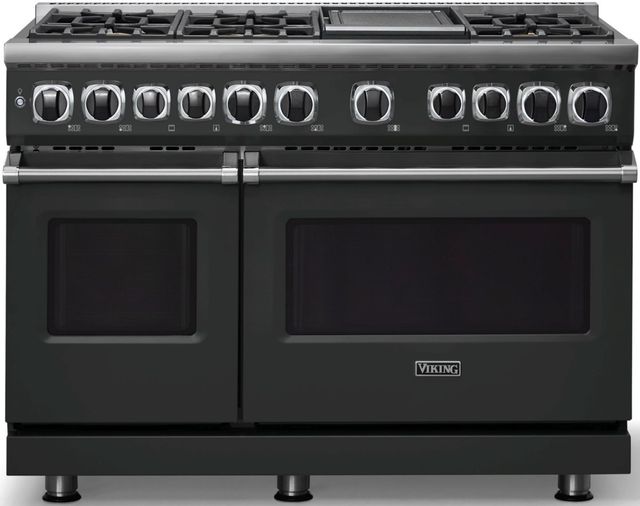 Viking® 7 Series 48'' Antique Bronze Pro Style Dual Fuel Range with Griddle-2