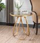 Uttermost® Montrez Mirror Top Accent Table with Gold Base-2