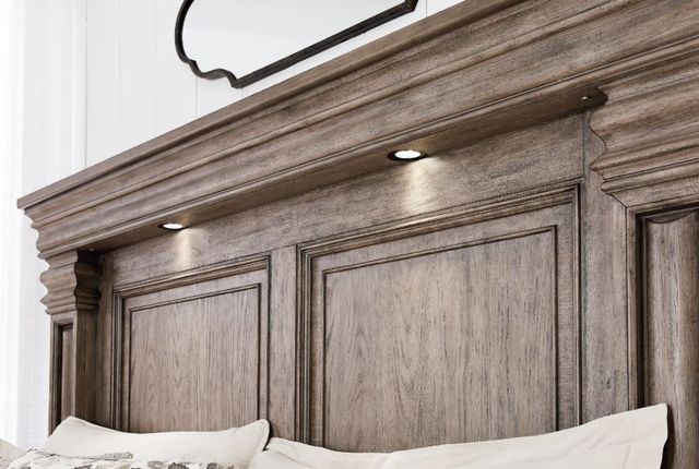 Signature Design by Ashley® Blairhurst Light Grayish Brown Queen Panel Bed-4