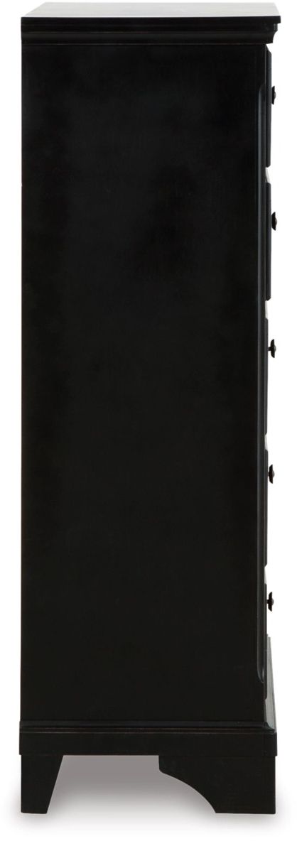 Signature Design by Ashley® Chylanta Black Chest of Drawers-3