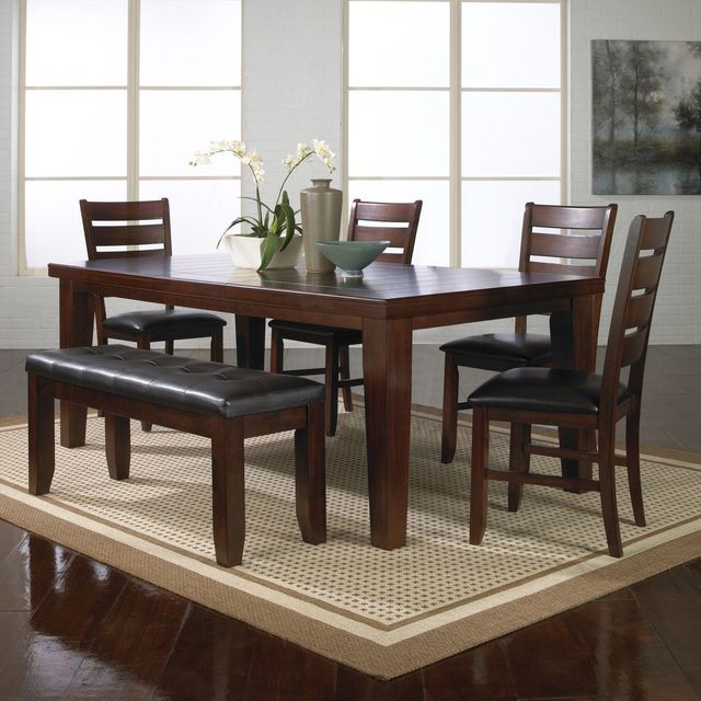 Crown Mark Bardstown Black/Espresso Dining Side Chair-1