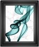 Classy Living Irena Orlov Teal Ribbons II 22" Wall Art-0