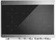 Ilve® Majestic III 40" Burgundy Pro Style Induction Range with Triple Glass Door and Chrome Trim-3