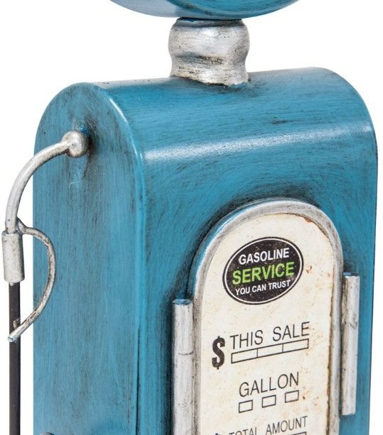 YHD Route 66 Blue Table Top Clock-4