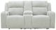 Signature Design by Ashley® TwinBrooke Alloy Power Reclining Loveseat with Console and Adjustable Headrest-1