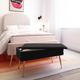 TOV Furniture Ziva Black Storage Bench-1
