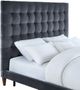 TOV Furniture Eden Grey King Velvet Bed-4