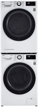 LG White Front Load Washer & Electric Dryer Laundry Pair-3