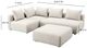 TOV Furniture Hangover 4-Piece Cream Modular Chaise Sectional-2