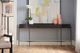 Universal Explore Home™ Oslo Onyx Console Table with Bronze Base-1