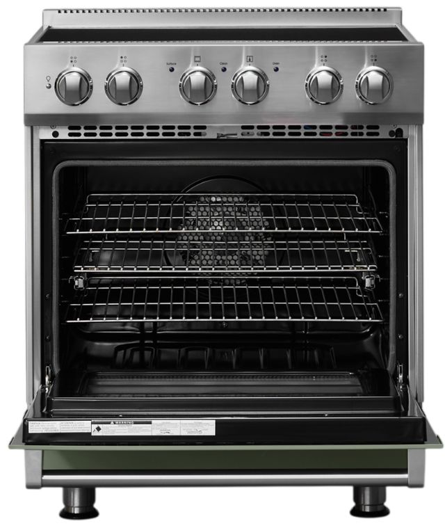 Viking® 3 Series 30" Eucalyptus Pro Style Induction Range-1