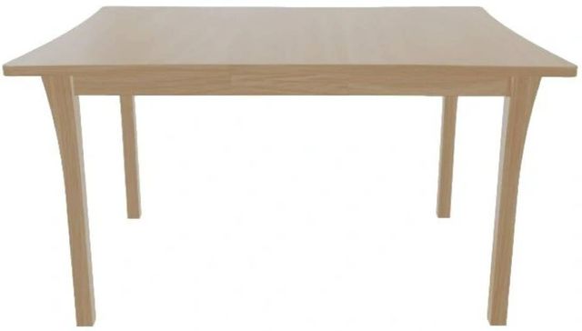 Mavin Customizable 42" x 42" Concave Extendable Dining Table with 12" Leaf-1