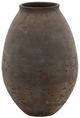 Dovetail Furniture Charon Brown Cement Outdoor Vase-0