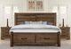 Artisan & Post by Vaughan-Bassett Cool Rustic Mink California King Storage Plank Bed-2