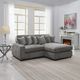 ACME Furniture Tavia 2-Piece Gray Reversible L-Shape Sectional Sofa-1