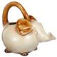 A & B Home Brown/White Elephant Water Pitcher-0