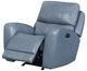 Leather Italia™ Cambria Bel Air Persian Blue Power Glider Recliner-1