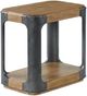 Riverside Furniture Zenith Gilt Truffle/Ginger Chairside Table-0