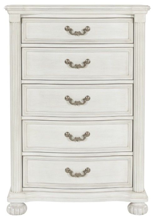 Benchcraft® Montelaine Antique White Chest-1