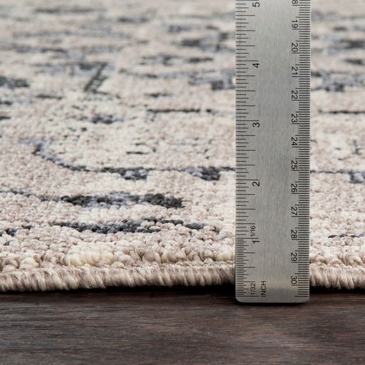 Surya Restoration Taupe 3'x7' Runner Rug-2