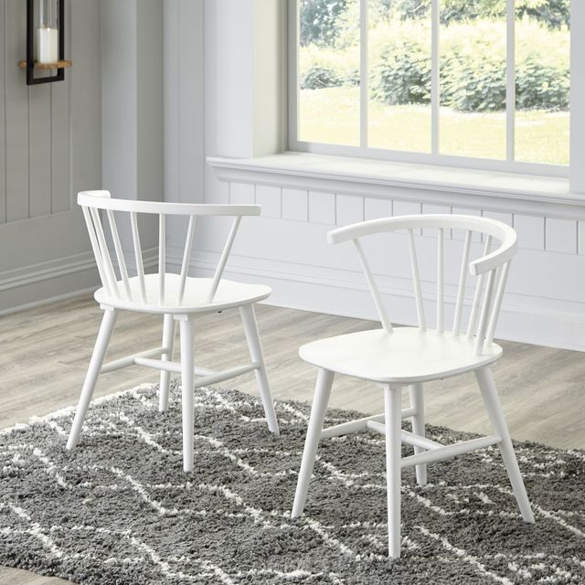 Signature Design by Ashley® Grannen White Counter Stool-4