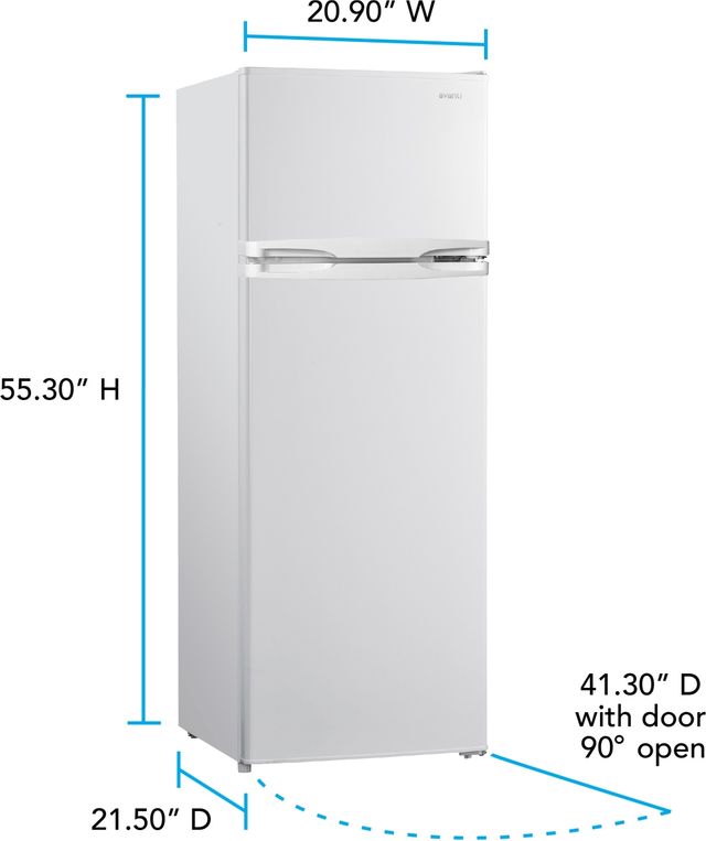 Avanti® 21" 7.5 Cu. Ft. White Compact Refrigerator-3
