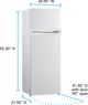 Avanti® 21" 7.5 Cu. Ft. White Compact Refrigerator-3