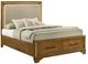 New Classic® Home Furnishings Talcott Honey Queen Platform Storage Bed-0
