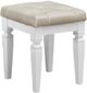 Homelegance® Allura White Vanity Stool-0